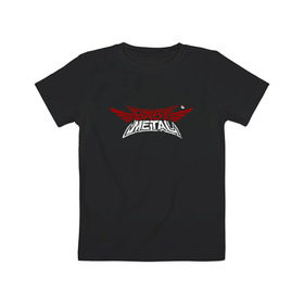 Детская футболка хлопок с принтом Babymetal logo в Екатеринбурге, 100% хлопок | круглый вырез горловины, полуприлегающий силуэт, длина до линии бедер | heavy | japan | kawaii | metal | music | rock | кавай | метал | музыка | рок | хэви | япония