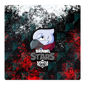 Магнитный плакат 3Х3 с принтом Brawl Stars CROW в Екатеринбурге, Полимерный материал с магнитным слоем | 9 деталей размером 9*9 см | android | brawl stars | crow | games | leon | mobile game | stars | ворон | игры | леон | мобильные игры