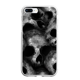Чехол для iPhone 7Plus/8 Plus матовый с принтом Черепа в Екатеринбурге, Силикон | Область печати: задняя сторона чехла, без боковых панелей | Тематика изображения на принте: skull | гот | готика | кости | костлявые | костлявый | неживое | неживой | неживые | нежить | скелет | скелетон | скелетоны | скелеты | череп | черепа | черепки | черепком | черепок | черепом | черепы