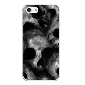 Чехол для iPhone 5/5S матовый с принтом Черепа в Екатеринбурге, Силикон | Область печати: задняя сторона чехла, без боковых панелей | Тематика изображения на принте: skull | гот | готика | кости | костлявые | костлявый | неживое | неживой | неживые | нежить | скелет | скелетон | скелетоны | скелеты | череп | черепа | черепки | черепком | черепок | черепом | черепы