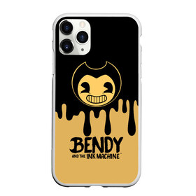 Чехол для iPhone 11 Pro матовый с принтом Bendy And The Ink Machine в Екатеринбурге, Силикон |  | bendy | bendy and the ink machine | бенди | бени | бенни | детская | детям | игра | капли | компьютерная игра | краска | машина | подтеки | розовая | ужастик