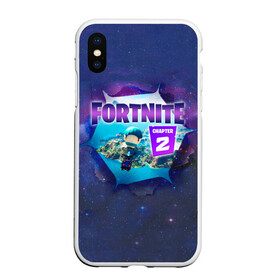 Чехол для iPhone XS Max матовый с принтом Fortnite в Екатеринбурге, Силикон | Область печати: задняя сторона чехла, без боковых панелей | battle royale | br | cataclysm | fortnait | fortnite | fortnite 2 | fortnite black hole | fortnite chapter 2 | game | games | бх | фортнайт | фортнайт глава 2 | фортнайт чёрная дыра