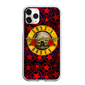 Чехол для iPhone 11 Pro Max матовый с принтом Guns n roses в Екатеринбурге, Силикон |  | axl rose | geffen records | gnr | guns | rock | roses | slash | гансы | пистолеты | розы | рок | слеш | эксл роуз