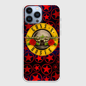 Чехол для iPhone 13 Pro Max с принтом Guns n roses в Екатеринбурге,  |  | axl rose | geffen records | gnr | guns | rock | roses | slash | гансы | пистолеты | розы | рок | слеш | эксл роуз