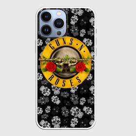 Чехол для iPhone 13 Pro Max с принтом Guns n roses в Екатеринбурге,  |  | axl rose | geffen records | gnr | guns | rock | roses | slash | гансы | пистолеты | розы | рок | слеш | эксл роуз