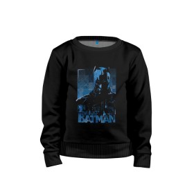 Детский свитшот хлопок с принтом Batman в Екатеринбурге, 100% хлопок | круглый вырез горловины, эластичные манжеты, пояс и воротник | bat man | batman | batman comics | caped crusader | comics | dark knight | бетмен | брюс уэйн | бэт мен | бэтмен | тёмный рыцарь