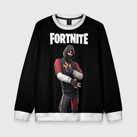 Детский свитшот 3D с принтом FORTNITE IKONIK (КАПЮШОН) в Екатеринбурге, 100% полиэстер | свободная посадка, прямой крой, мягкая тканевая резинка на рукавах и понизу свитшота | fnchap2 | fortnite | fortnite 2 | fortnite x | ikonik | marshmello | иконик | маршмелло | фортнайт | фортнайт 2 | фортнайт глава 2