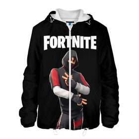 Мужская куртка 3D с принтом FORTNITE IKONIK (КАПЮШОН) в Екатеринбурге, ткань верха — 100% полиэстер, подклад — флис | прямой крой, подол и капюшон оформлены резинкой с фиксаторами, два кармана без застежек по бокам, один большой потайной карман на груди. Карман на груди застегивается на липучку | Тематика изображения на принте: fnchap2 | fortnite | fortnite 2 | fortnite x | ikonik | marshmello | иконик | маршмелло | фортнайт | фортнайт 2 | фортнайт глава 2