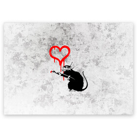 Поздравительная открытка с принтом BANKSY | БЭНКСИ | СЕРДЦЕ | LOVE в Екатеринбурге, 100% бумага | плотность бумаги 280 г/м2, матовая, на обратной стороне линовка и место для марки
 | Тематика изображения на принте: banksy | heart | бэнкси | сердце