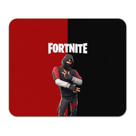 Коврик для мышки прямоугольный с принтом FORTNITE IKONIK в Екатеринбурге, натуральный каучук | размер 230 х 185 мм; запечатка лицевой стороны | fortnite | fortnite 2 | fortnite x маршмелло | ikonik | marshmello | ninja | ninja streamer | иконик | ниндзя | фортнайт | фортнайт 2 | фортнайт глава 2