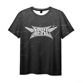 Мужская футболка 3D с принтом BABYMETAL в Екатеринбурге, 100% полиэфир | прямой крой, круглый вырез горловины, длина до линии бедер | babymetal | j pop | japan | бэбиметал | дэт метал | каваий метал | моа кикути | судзука накамото | юи мидзуно | япония