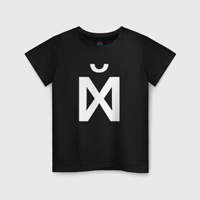 Детская футболка хлопок с принтом Х в Екатеринбурге, 100% хлопок | круглый вырез горловины, полуприлегающий силуэт, длина до линии бедер | xyn | абстракция | маты | метамодернизм | надписи