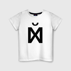 Детская футболка хлопок с принтом Х в Екатеринбурге, 100% хлопок | круглый вырез горловины, полуприлегающий силуэт, длина до линии бедер | xyn | абстракция | маты | метамодернизм | надписи