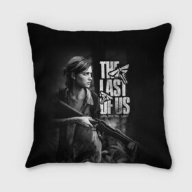 Подушка 3D с принтом THE LAST OF US в Екатеринбурге, наволочка – 100% полиэстер, наполнитель – холлофайбер (легкий наполнитель, не вызывает аллергию). | состоит из подушки и наволочки. Наволочка на молнии, легко снимается для стирки | fireflies | look for the light | the last of us | джоэл | игры | одни из нас | цикады | элли