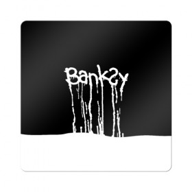 Магнит виниловый Квадрат с принтом Banksy в Екатеринбурге, полимерный материал с магнитным слоем | размер 9*9 см, закругленные углы | art | banksy | street | street art | арт | бэнкси | стрит | стрит арт