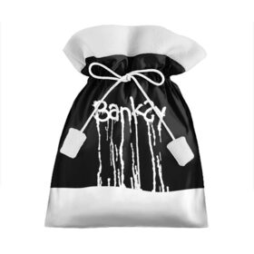Подарочный 3D мешок с принтом Banksy в Екатеринбурге, 100% полиэстер | Размер: 29*39 см | art | banksy | street | street art | арт | бэнкси | стрит | стрит арт