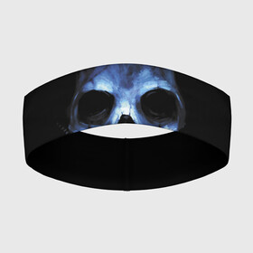Повязка на голову 3D с принтом Ужас в Екатеринбурге,  |  | 31 | black | blue | fear | grin | halloween | horror | jaw | night | orbits | saliva | skull | teeth | глазницы | зубы | ночь | оскал | синий | слюна | ужас | хэллоуин | череп | черный