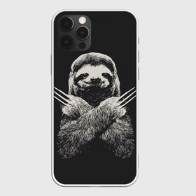 Чехол для iPhone 12 Pro Max с принтом Slotherine в Екатеринбурге, Силикон |  | animals | wolverine | ленивец | росомаха