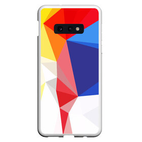 Чехол для Samsung S10E с принтом BACKGROUND COLOR в Екатеринбурге, Силикон | Область печати: задняя сторона чехла, без боковых панелей | Тематика изображения на принте: abstract | abstraction | color | geometry | paitnt | polygon | polygonal | psy | абстракция | геометрия | краски | неоновые | полигоны | психоделика