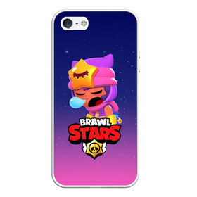 Чехол для iPhone 5/5S матовый с принтом BRAWL STARS - SANDY в Екатеринбурге, Силикон | Область печати: задняя сторона чехла, без боковых панелей | brawl | bull | colt | crow | game | games | leon | online | penny | poco | sandy | shelly | spike | star | stars | wanted | брав | бравл | браво | звезда | звезды | игра | игры | лого | онлайн | сенди | старс | сэнди