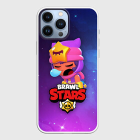 Чехол для iPhone 13 Pro Max с принтом SANDY SPACE (Brawl Stars) в Екатеринбурге,  |  | Тематика изображения на принте: brawl | bull | colt | crow | game | games | leon | online | penny | poco | sandy | shelly | spike | star | stars | wanted | брав | бравл | браво | звезда | звезды | игра | игры | лого | онлайн | сенди | старс | сэнди