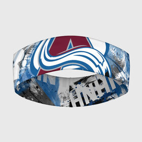 Повязка на голову 3D с принтом Колорадо Эвеланш в Екатеринбурге,  |  | avalanche | colorado | colorado avalanche | hockey | nhl | usa | колорадо | колорадо эвеланш | нхл | спорт | сша | хоккей | шайба | эвеланш