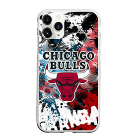 Чехол для iPhone 11 Pro матовый с принтом Чикаго Буллз в Екатеринбурге, Силикон |  | Тематика изображения на принте: bulls | chicago | chicago bulls | nba | баскетбол | буллз | нба | чикаго | чикаго буллз