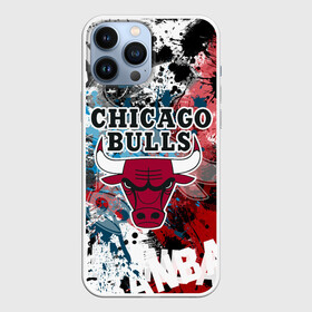 Чехол для iPhone 13 Pro Max с принтом Чикаго Буллз в Екатеринбурге,  |  | bulls | chicago | chicago bulls | nba | баскетбол | буллз | нба | чикаго | чикаго буллз