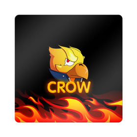 Магнит виниловый Квадрат с принтом Crow (Brawl Stars) в Екатеринбурге, полимерный материал с магнитным слоем | размер 9*9 см, закругленные углы | brawl stars | crow | game | leon | бравл | бравл стар | бравл старс | ворон | ворона | детская | детям | игра | компьютерная игра | кров | леон | персонаж | развлечение