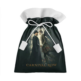 Подарочный 3D мешок с принтом Carnival Row в Екатеринбурге, 100% полиэстер | Размер: 29*39 см | Тематика изображения на принте: cara delevingne | carnival row | виньет стоунмосс | кара делевинь | карнивал роу | фентази | фея