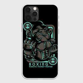 Чехол для iPhone 12 Pro Max с принтом Gorilla fighter в Екатеринбурге, Силикон |  | boxing | cool | fighter | fist | glove | gorilla | monkey | power | punch | robot | боец | бокс | горилла | крутая | кулак | обезьяна | перчатка | робот | сила | удар