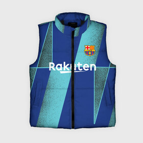 Женский жилет утепленный 3D с принтом Barcelona PreMatch kit в Екатеринбурге,  |  | barcelona | champions | laliga | league | messi | spain | барселона | испания | лига | месси | чемпионов