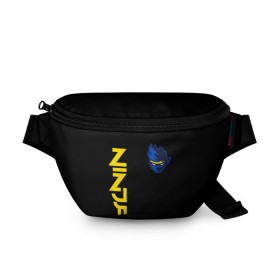 Поясная сумка 3D с принтом FORTNITE NINJA в Екатеринбурге, 100% полиэстер | плотная ткань, ремень с регулируемой длиной, внутри несколько карманов для мелочей, основное отделение и карман с обратной стороны сумки застегиваются на молнию | fnchap2 | fortnite | fortnite 2 | fortnite x | marshmello | ninja | ninja hyper streamer | ninja streamer | streamer | tyler blevins | маршмелло | ниндзя | фортнайт | фортнайт 2 | фортнайт глава 2