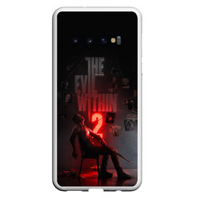 Чехол для Samsung Galaxy S10 с принтом The Evil Within 2 в Екатеринбурге, Силикон | Область печати: задняя сторона чехла, без боковых панелей | Тематика изображения на принте: castellanos | psychobreak | sebastian | the evil within | зло внутри | кастелланос | психо разрыв