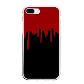 Чехол для iPhone 7Plus/8 Plus матовый с принтом Кровь в Екатеринбурге, Силикон | Область печати: задняя сторона чехла, без боковых панелей | 