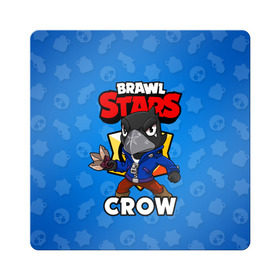 Магнит виниловый Квадрат с принтом BRAWL STARS CROW в Екатеринбурге, полимерный материал с магнитным слоем | размер 9*9 см, закругленные углы | brawl stars | brawl stars crow | brawler | crow | бравл старз | бравлер | ворон