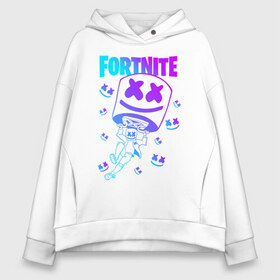 Женское худи Oversize хлопок с принтом FORTNITE x MARSHMELLO в Екатеринбурге, френч-терри — 70% хлопок, 30% полиэстер. Мягкий теплый начес внутри —100% хлопок | боковые карманы, эластичные манжеты и нижняя кромка, капюшон на магнитной кнопке | fortnite | fortnite 2 | fortnite x | marshmello | ninja | ninja hyper streamer | ninja streamer | streamer | tyler blevins | маршмелло | ниндзя | фортнайт | фортнайт 2 | фортнайт глава 2