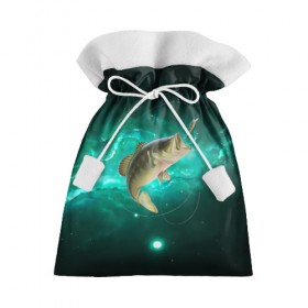 Подарочный 3D мешок с принтом Рыбалка на карпа в Екатеринбурге, 100% полиэстер | Размер: 29*39 см | Тематика изображения на принте: большая рыба | карп | карповые | леска | наживка | рыба | рыбак | рыбаку | рыбалка | рыбка | рыболов | удилище | удочка