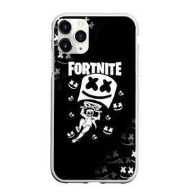 Чехол для iPhone 11 Pro матовый с принтом FORTNITE x MARSHMELLO в Екатеринбурге, Силикон |  | fortnite | fortnite 2 | fortnite x | marshmello | ninja | ninja hyper streamer | ninja streamer | streamer | tyler blevins | маршмелло | ниндзя | фортнайт | фортнайт 2 | фортнайт глава 2