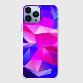 Чехол для iPhone 13 Pro Max с принтом NEON POLYGON в Екатеринбурге,  |  | abstract | abstraction | color | geometry | paitnt | polygon | polygonal | psy | абстракция | геометрия | краски | неоновые | полигоны | психоделика