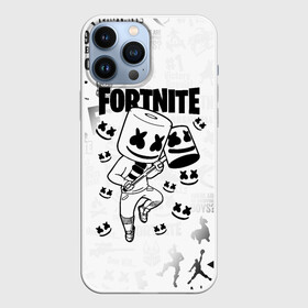 Чехол для iPhone 13 Pro Max с принтом FORTNITE MARSHMELLO в Екатеринбурге,  |  | Тематика изображения на принте: fnchap2 | fortnite | fortnite 2 | fortnite x | marshmello | ninja | ninja hyper streamer | ninja streamer | streamer | tyler blevins | маршмелло | ниндзя | фортнайт | фортнайт 2 | фортнайт глава 2