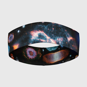 Повязка на голову 3D с принтом КОСМОС в Екатеринбурге,  |  | galaxy | nebula | space | star | абстракция | вселенная | галактика | звезда | звезды | космический | планеты