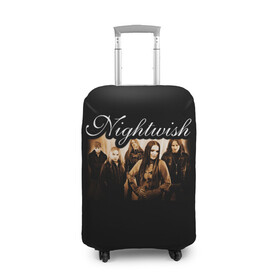 Чехол для чемодана 3D с принтом Nightwish в Екатеринбурге, 86% полиэфир, 14% спандекс | двустороннее нанесение принта, прорези для ручек и колес | metal | nightwish | symphonic metal | tarja | tarja turunen | turunen | метал | найтвиш | симфоник метал | тарья | турунен