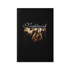 Обложка для паспорта матовая кожа с принтом Nightwish в Екатеринбурге, натуральная матовая кожа | размер 19,3 х 13,7 см; прозрачные пластиковые крепления | Тематика изображения на принте: metal | nightwish | symphonic metal | tarja | tarja turunen | turunen | метал | найтвиш | симфоник метал | тарья | турунен