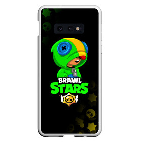 Чехол для Samsung S10E с принтом BRAWL STARS LEON в Екатеринбурге, Силикон | Область печати: задняя сторона чехла, без боковых панелей | brawl stars | bull | colt | crow | leon | stars | берли | бо | брок | ворон | джесси | динамайк | дэррил | кольт | леон | мортис | нита | пайпер | пенни | поко | пэм | рикошет | спайк | фрэнк | шелли | эль примо