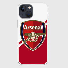 Чехол для iPhone 13 mini с принтом Arsenal FC в Екатеринбурге,  |  | apl | arsenal | fc arsenal | football | англия | апл | арсенал | фк арсенал | футбол