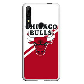 Чехол для Honor P Smart Z с принтом Chicago Bulls Red-White в Екатеринбурге, Силикон | Область печати: задняя сторона чехла, без боковых панелей | bulls | chicago | chicago bulls | nba | баскетбол | буллз | нба | чикаго | чикаго буллз