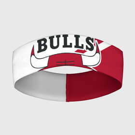 Повязка на голову 3D с принтом Chicago Bulls Red White в Екатеринбурге,  |  | bulls | chicago | chicago bulls | nba | баскетбол | буллз | нба | чикаго | чикаго буллз