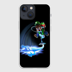 Чехол для iPhone 13 mini с принтом Luigis Mansion в Екатеринбурге,  |  | game | luigis mansion | mario | nintendo | видеоигра | игра | луиджи | марио | привидение | призрак