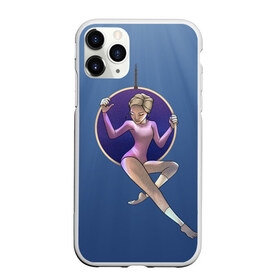 Чехол для iPhone 11 Pro матовый с принтом Gymnastics on the rings в Екатеринбурге, Силикон |  | aerial gymnastic | gymnastic | gymnastics on cloth | gymnastics on the rings | воздушная гимнастика | гимнастика | гимнастика на кольцах | кольца | полотна | полотно